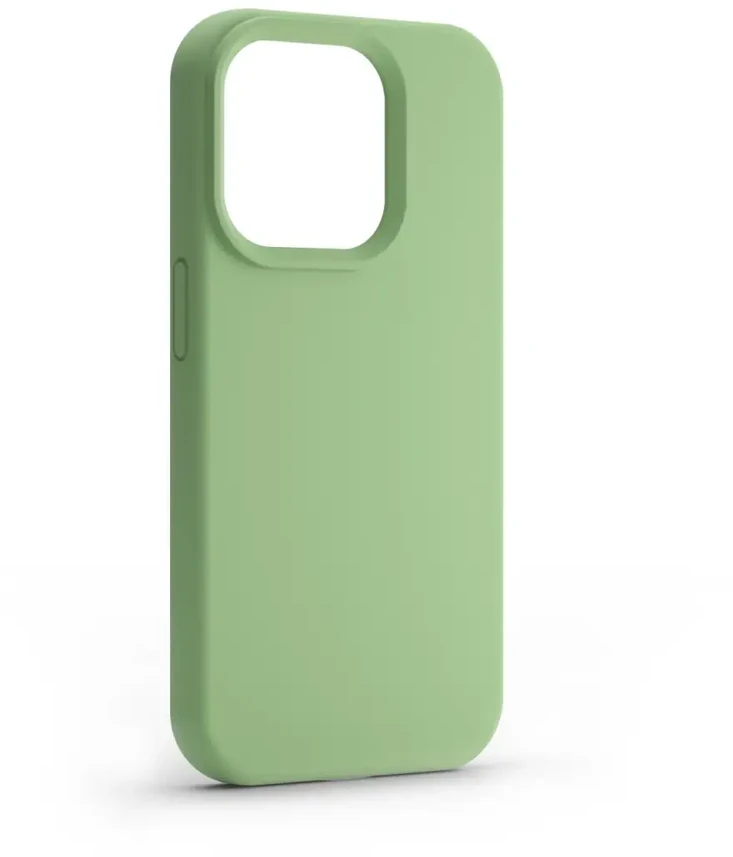 Dėklas Telforceone Etteri Silicone Mag Apple iPhone 15 Pro Max 6,7" šviesiai žalios spalvos