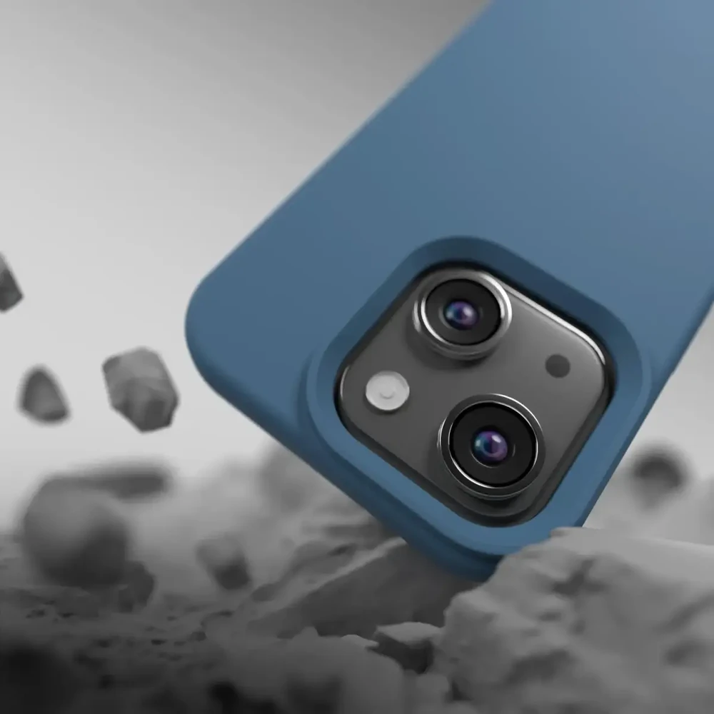 Dėklas Telforceone Etteri Silicone Mag Apple iPhone 15 6,1" mėlynos spalvos