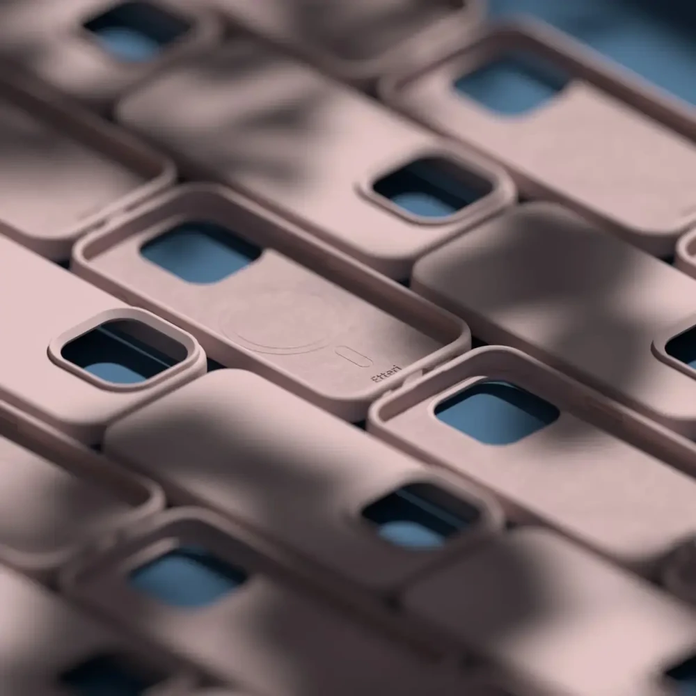 Dėklas Telforceone Etteri Silicone Mag Apple iPhone 15 Pro 6,1" rožinės spalvos