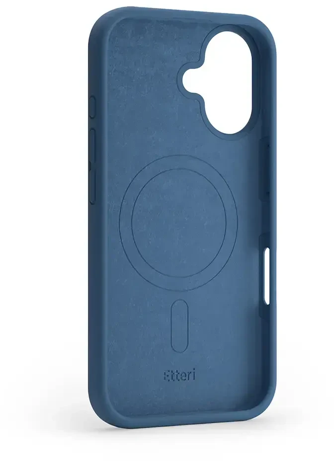 Etteri Telforceone „Eteri“ silikoninis „Mag“ dėklas, skirtas „iPhone 17“, tamsiai mėlynas