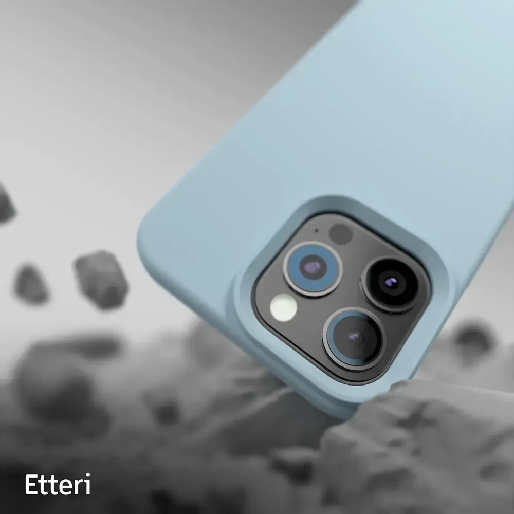 Dėklas Telforceone Etteri Silicone Mag Apple iPhone 16 Pro Max 6,9" žydros spalvos