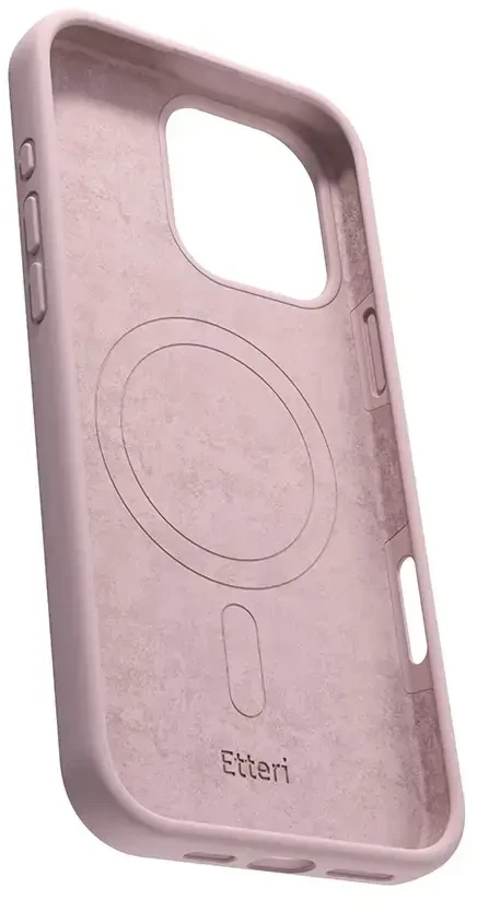 Etteri Telforceone „Eteri Silicone Mag“ dėklas, skirtas „iPhone 17 Pro / 18 Pro“, šviesiai rožinis