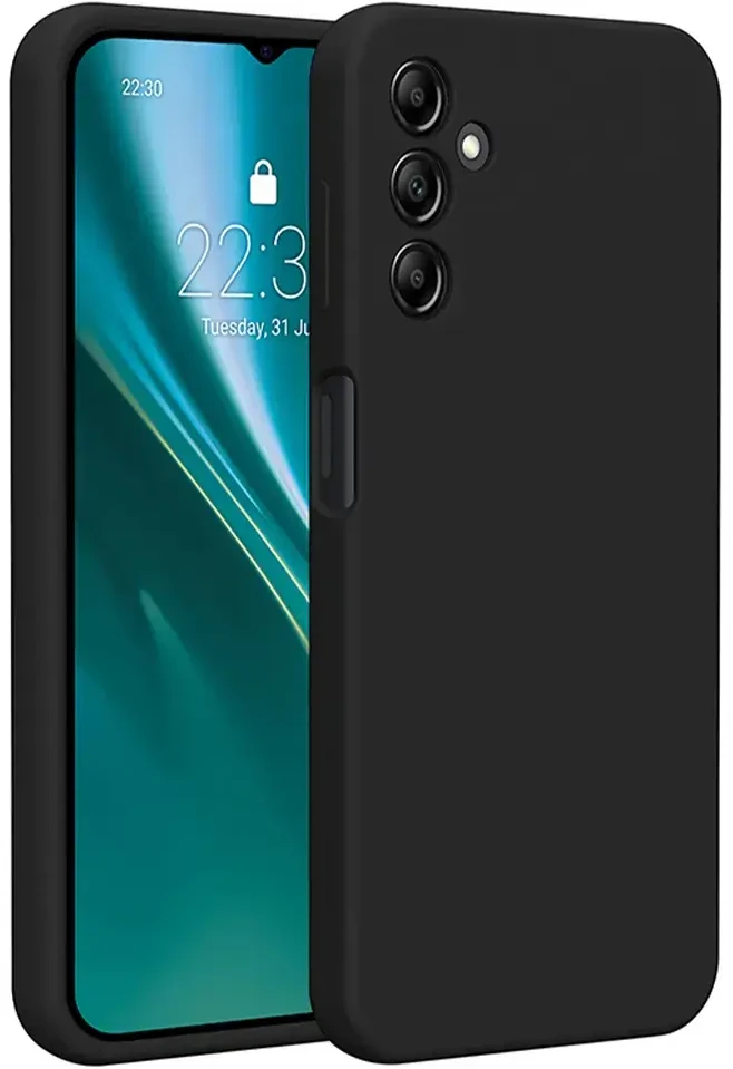 Etteri silikoninis dėklas Samsung Galaxy A14 juodas