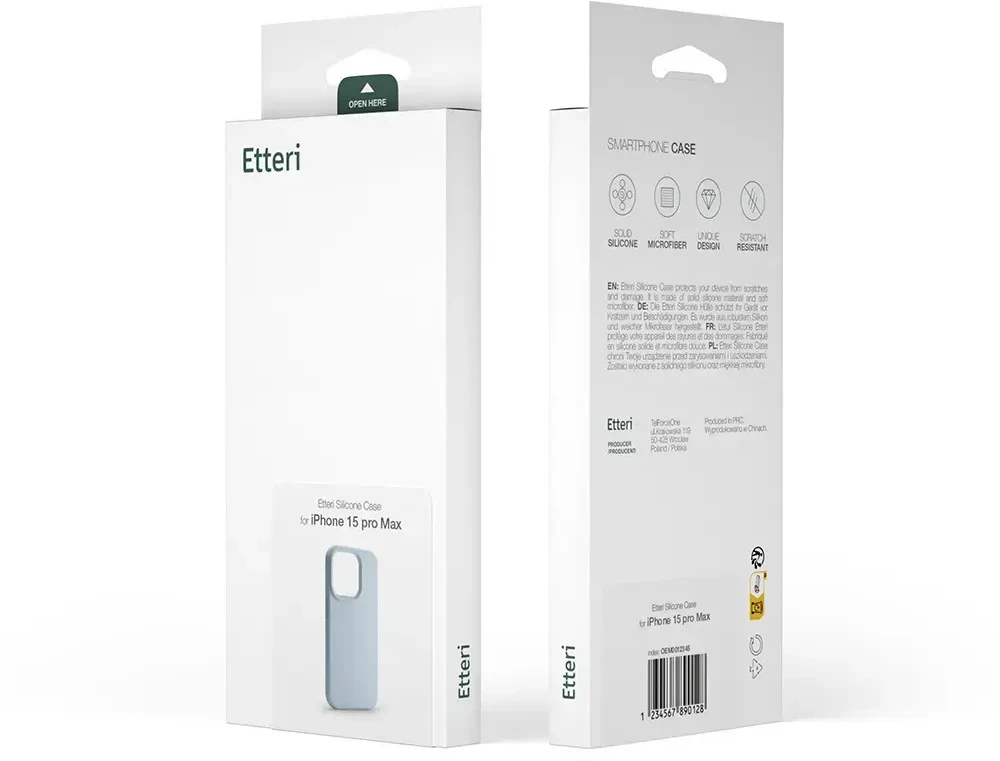 Etteri silikoninis Mag dėklas, skirtas Samsung Galaxy S25 Edge, šviesiai mėlynas