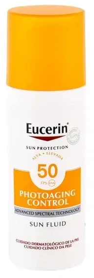 "Eucerin Sun Fluid Anti Age SPF50" apsauginis fluidas nuo saulės, 50 ml
