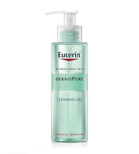 Eucerin DermoPure Cleansing Gel valomasis veido gelis probleminei odai, 400 ml