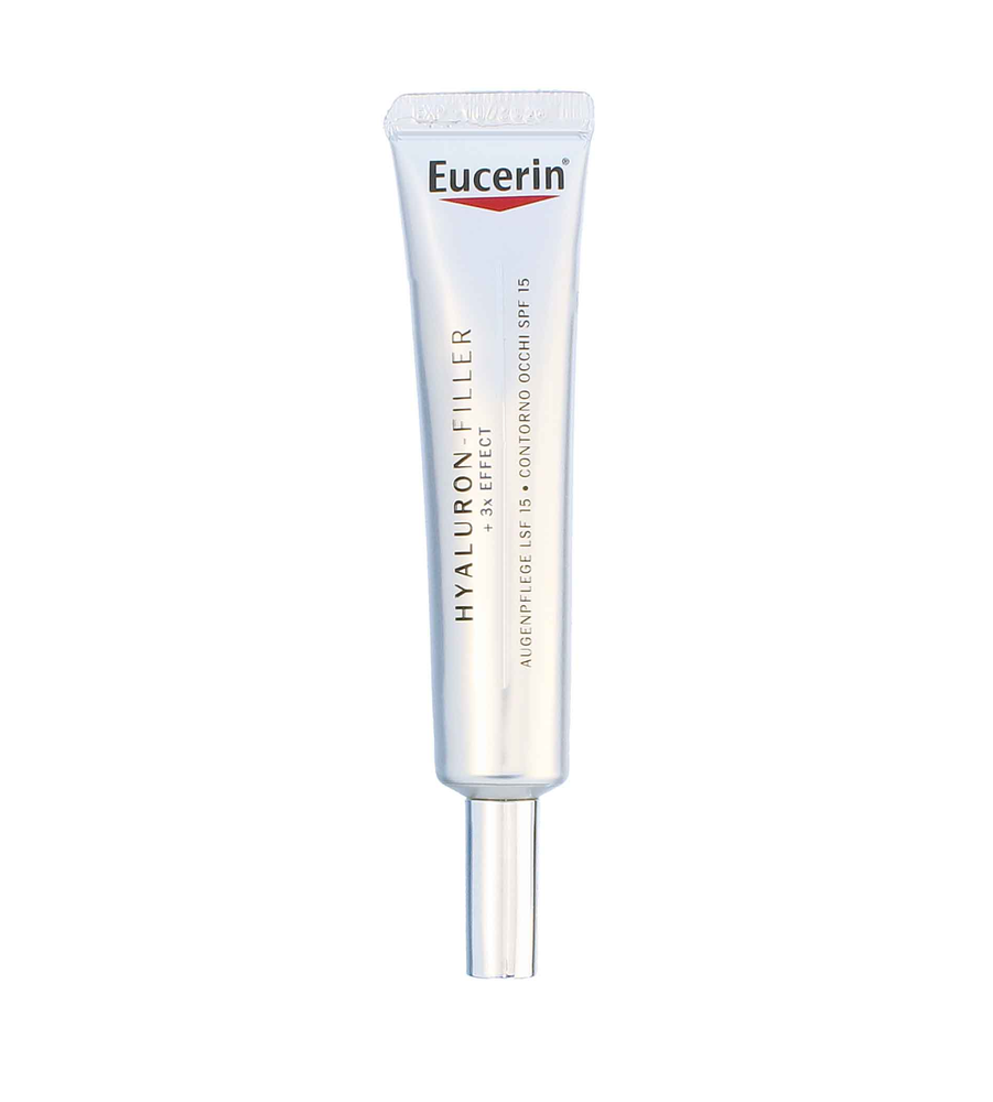 Eucerin Hyaluron-Filler + 3x Effect Paakių kremas SPF 15 paakių srities kremas, 15 ml