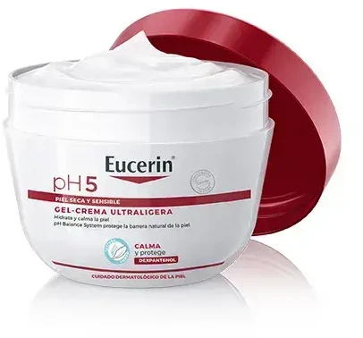 "Eucerin PH5 Ultralight Kreminis-Gel" Padeda atkurti odos pH lygį ir drėkina odą net iki 24 val. 350 ml