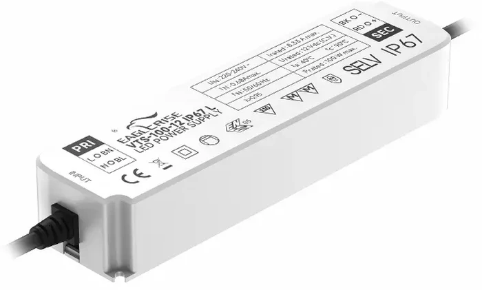 Eurolight Maitinimo šaltinis 100W 12V IP67