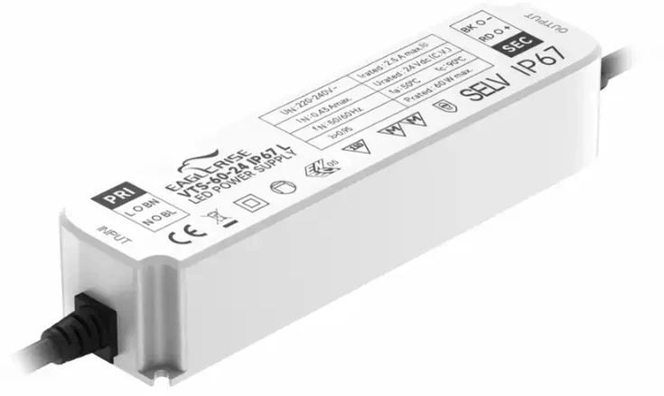 Eurolight Maitinimo šaltinis 60W 24V IP67