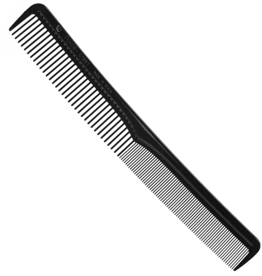 Eurostil Batidor Peine Negro Negro 15 Cm 1un