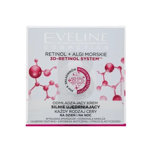 Eveline Cosmetics Eveline 3D Retinol System intensyviai stangrina jauninantis kreminis, 50 ml