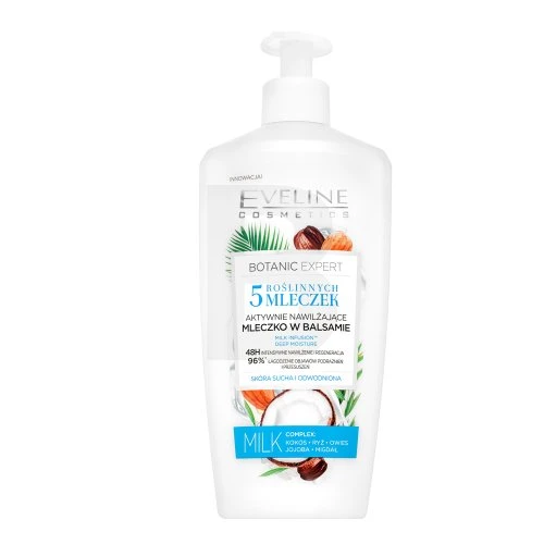 Eveline Cosmetics Eveline Botanic Expert aktyviai drėkinamasis losjonas kūnui In Balm, 350 ml