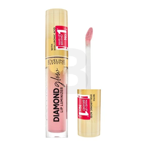 Eveline Cosmetics Diamond Glow Lip Luminizer 03 Caramel Ice kreminis, 4,5 ml