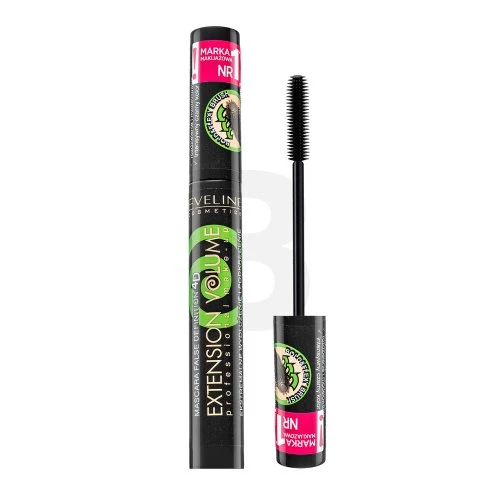 Eveline Cosmetics Eveline Extension Volume False Definition 4D Blakstienų tušas Juodas, 10 ml