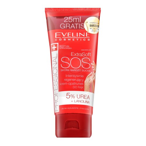 Eveline Cosmetics Eveline Extra Soft SOS intensyviai regeneruojanti rankų kreminė kaukė, 100 ml