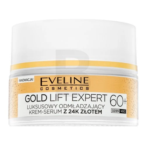 Eveline Cosmetics Eveline Gold Lift Expert prabangus jauninantis kreminis serumas 60+, 50 ml