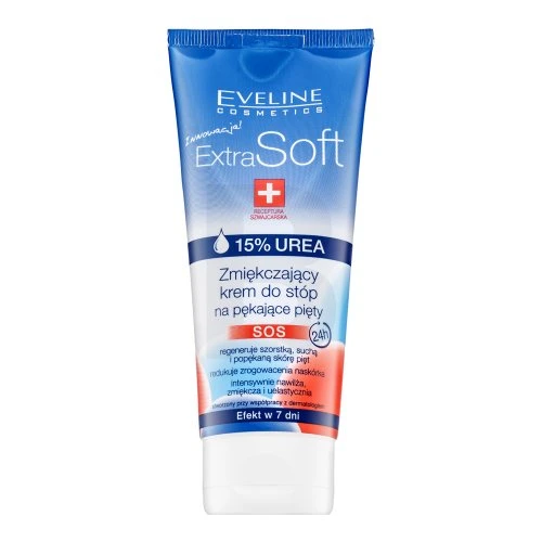 Eveline Cosmetics Eveline Extra Soft SOS minkštinantis pėdų ir kulnų kreminis kremas, 100 ml