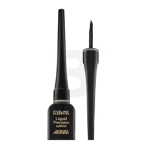 Eveline Cosmetics Eveline Liquid Precision Akių apvadas 2000 Procent Matt Juodas 3 ml