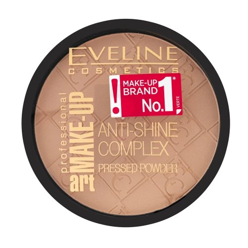 Eveline Cosmetics Art Make-Up Anti-Shine kompleksinė presuota pudra 31 skaidri, 14 g