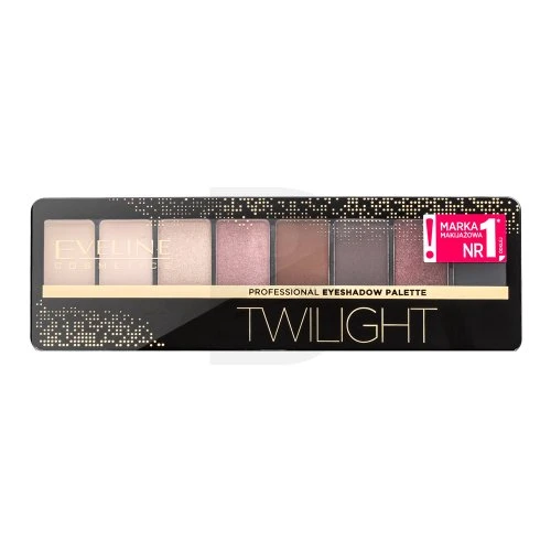 „Eveline Cosmetics Eveline Professional“ akių šešėlių paletė „02 Twilight“ 9,6 g