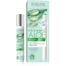 Eveline Cosmetics Eveline Organic Aloe+Collagen Moisturizing Roll On Eye Contour, 15 ml