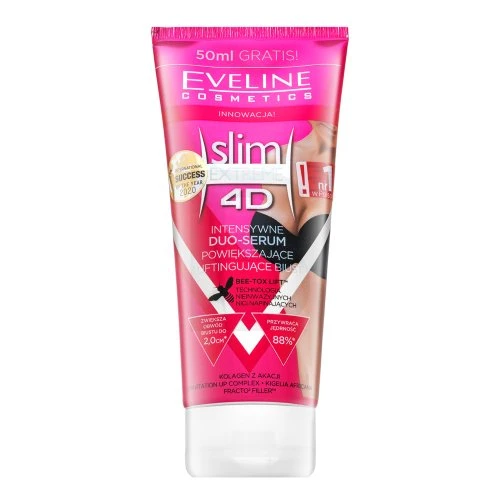 Eveline Cosmetics Eveline Slim Extreme 4D Intense Bust Volumizing And Lifting Duo-Serum, 200 ml