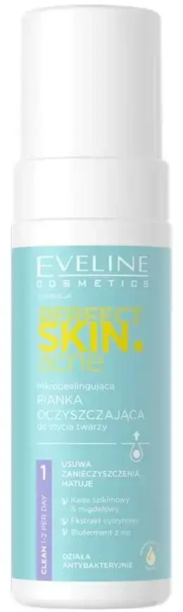 „Eveline Cosmetics Perfect Skin“ valomosios putos nuo spuogų, 150 ml