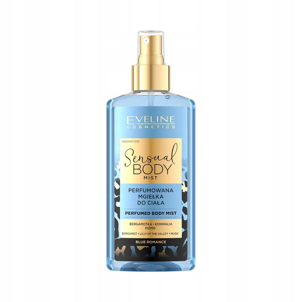Eveline Cosmetics Sensual Body Mėlyna Romance Body Purškiklis kūnui, 150 ml
