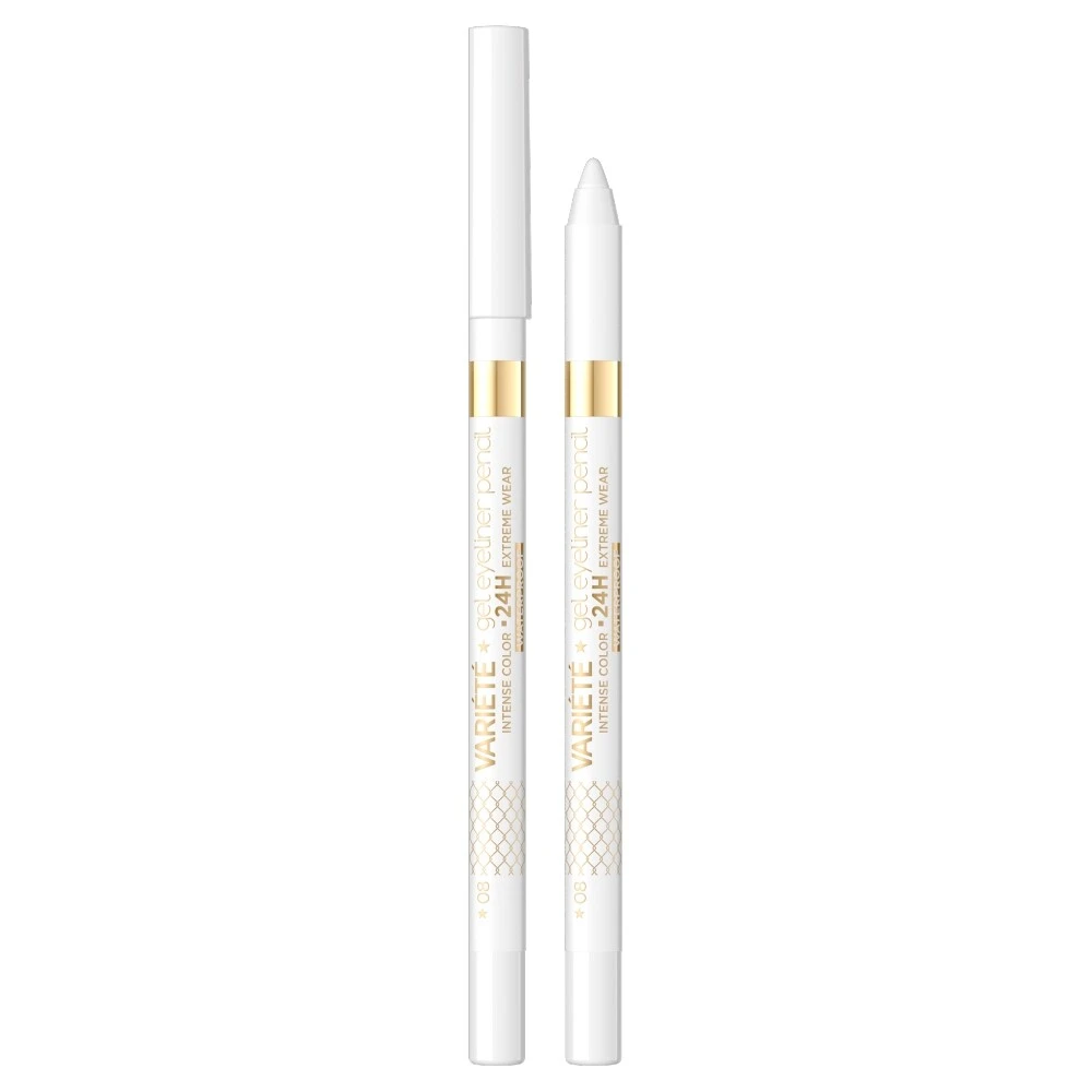 Eveline Cosmetics Variete Gel Akių apvadas Pieštukas 08 Baltas