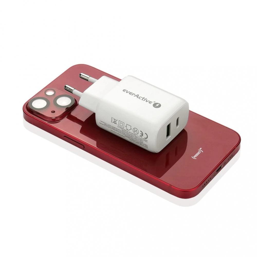 everActive 5-12V USB QC 3.0 ir USB-C PD PPS 25W įkroviklis SC-370Q