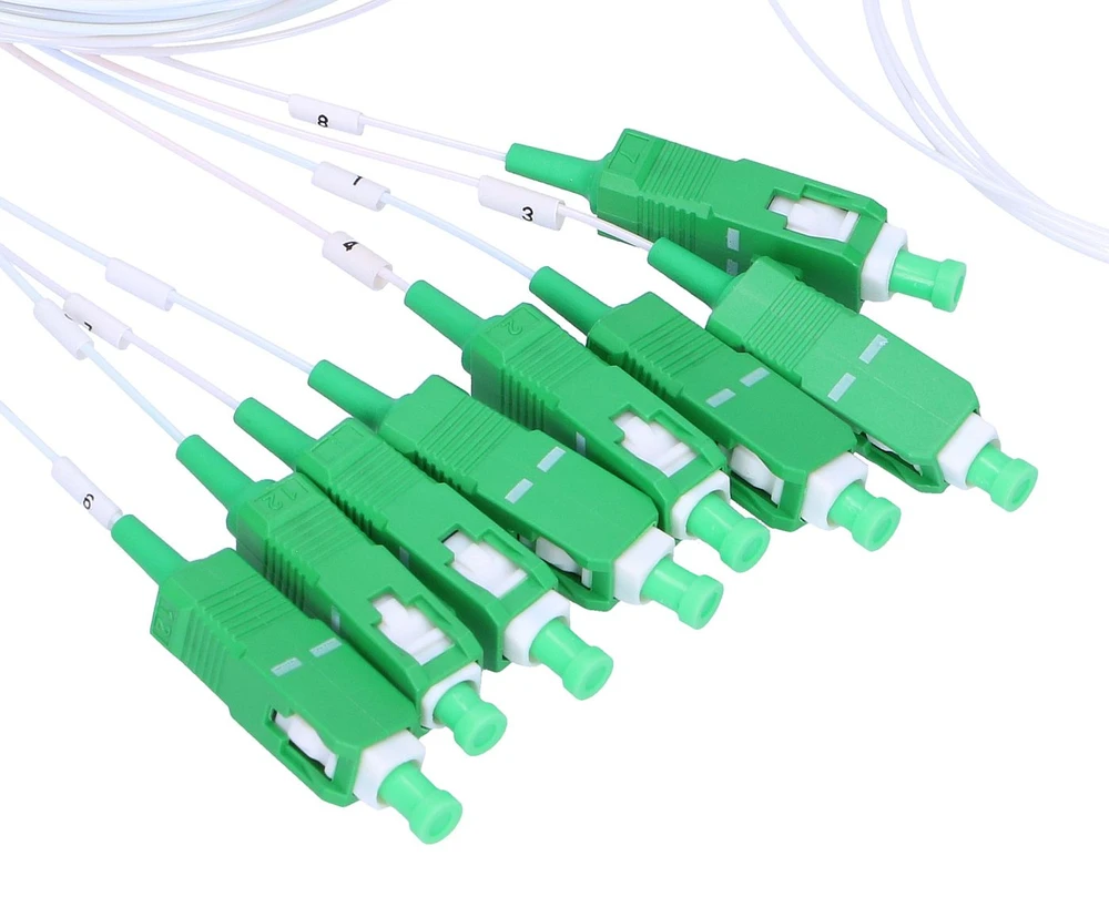 Extralink 1:8 PLC SC/APC | 900um, 1,5m