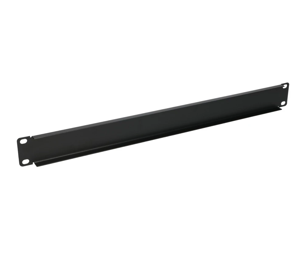 Extralink 1U 19" Front Panel, Juodas