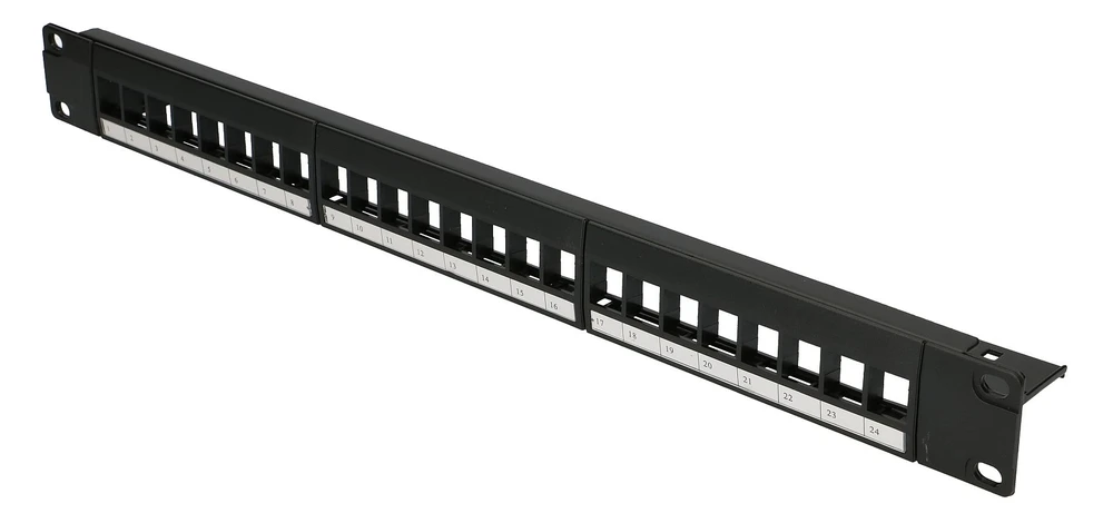 EXTRALINK 24 prievadų UTP 19 colių modulinis pataisų skydelis