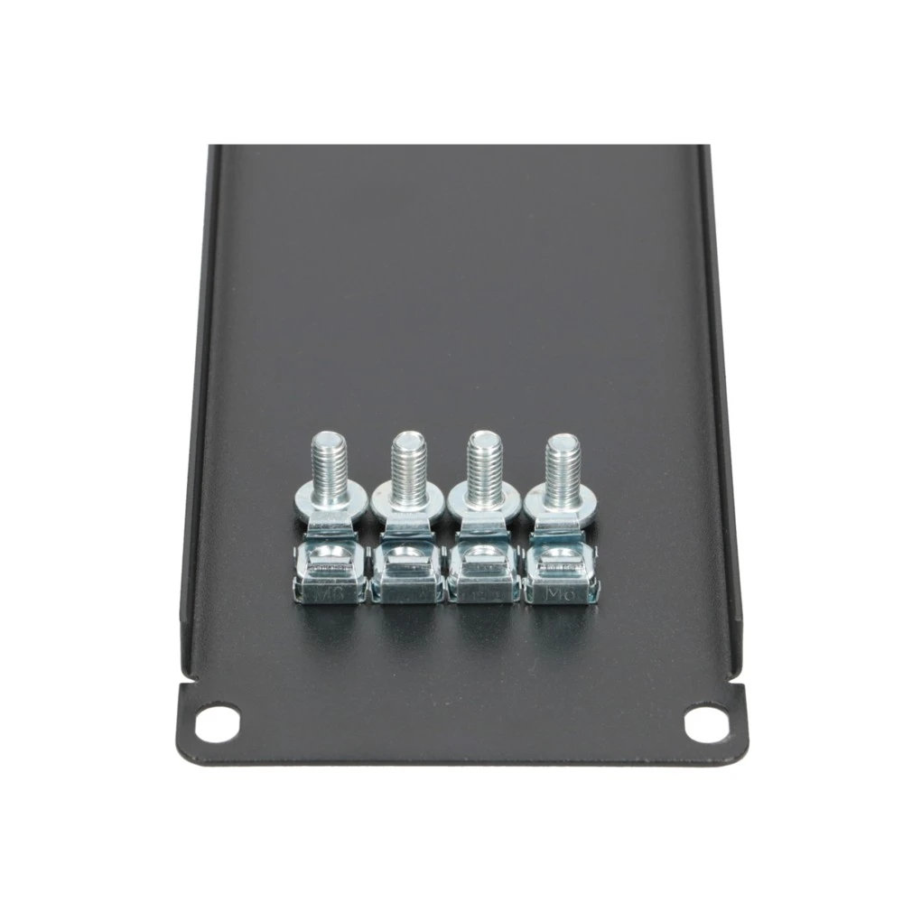 Extralink 2U 19" Front Panel, Juodas