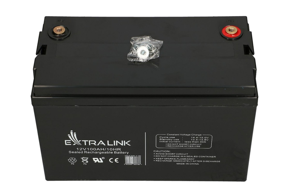 Akumuliatorius Extralink AGM 100 Ah 12V