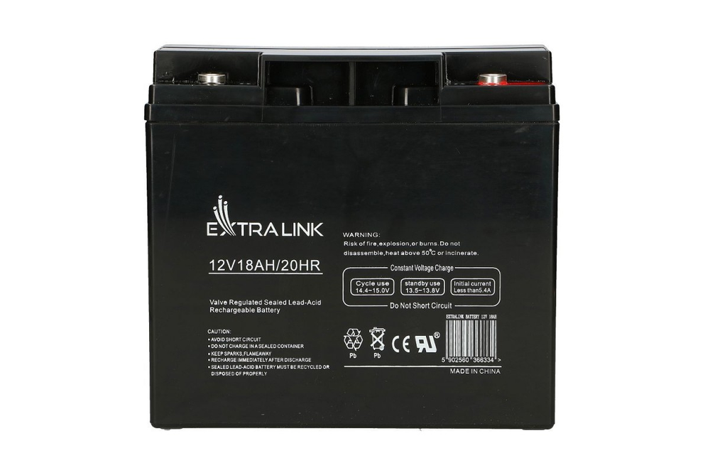 Akumuliatorius Extralink AGM 12V 18AH