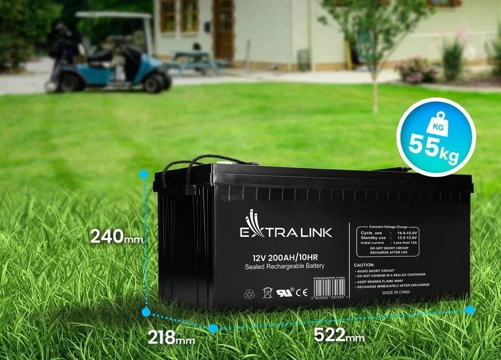EXTRALINK akumuliatoriaus akumuliatorius AGM 12V 200AH