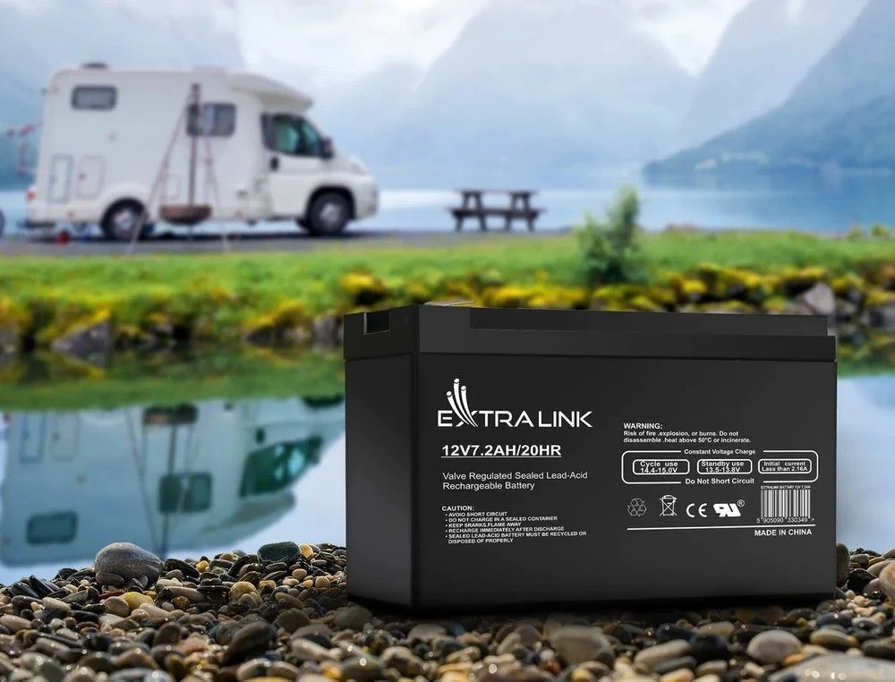 „Extralink“ akumuliatorius AGM 12 V 7,2 Ah 7 Ah nereikalaujantis priežiūros