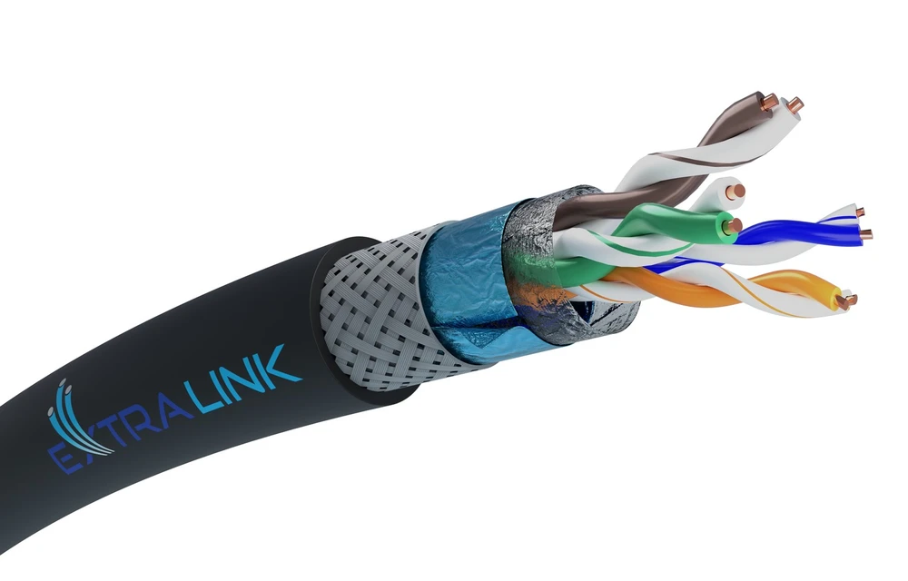 EXTRALINK EX.16262 CAT5E SFTP V2 Outdoor vytos poros 305M