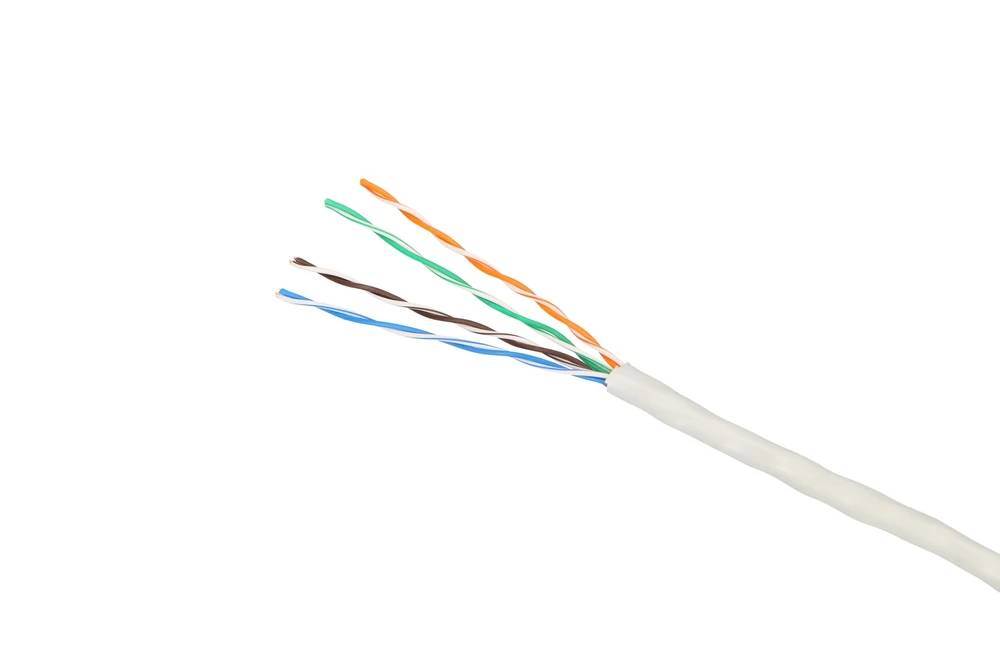 Extralink CAT5E UTP (U/UTP) V2 vidaus patalpoms | Susuktos poros tinklo kabelis | 305M