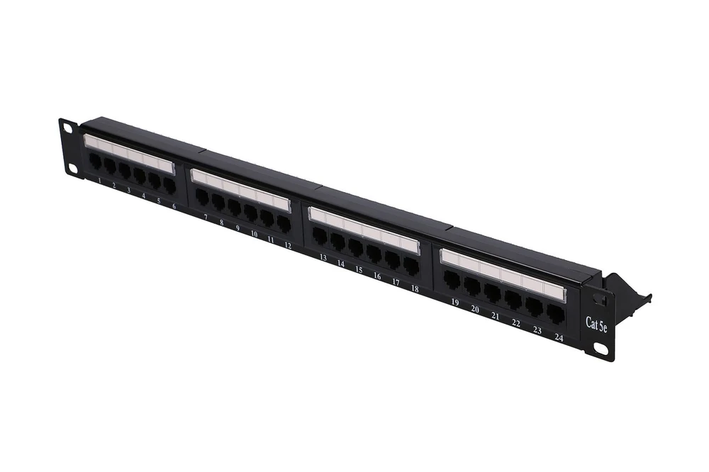 Extralink CAT5E UTP V2, Patchpanel, 24 prievadai