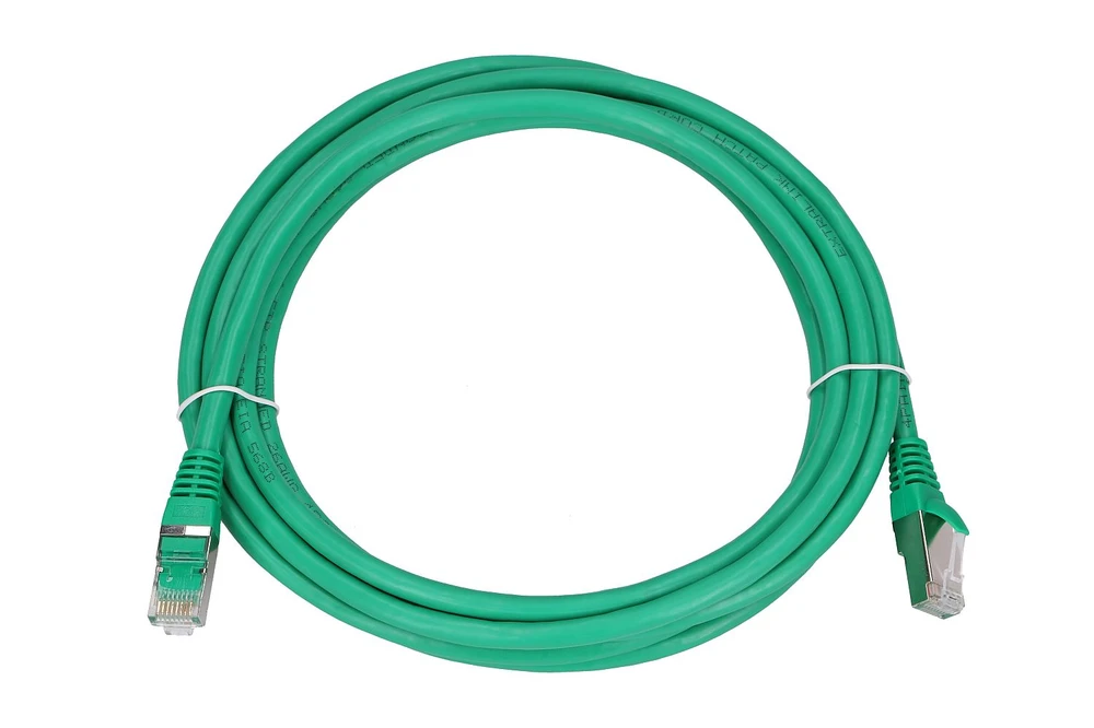 „Extralink Cat.6 FTP“ 3 m | LAN jungiamasis laidas | Varinis susuktos poros tinklo kabelis 1 Gbit/s [KOPIJA]