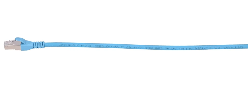 Extralink Kat.6A S/FTP 0.5m | Miedź | 10Gbit/s