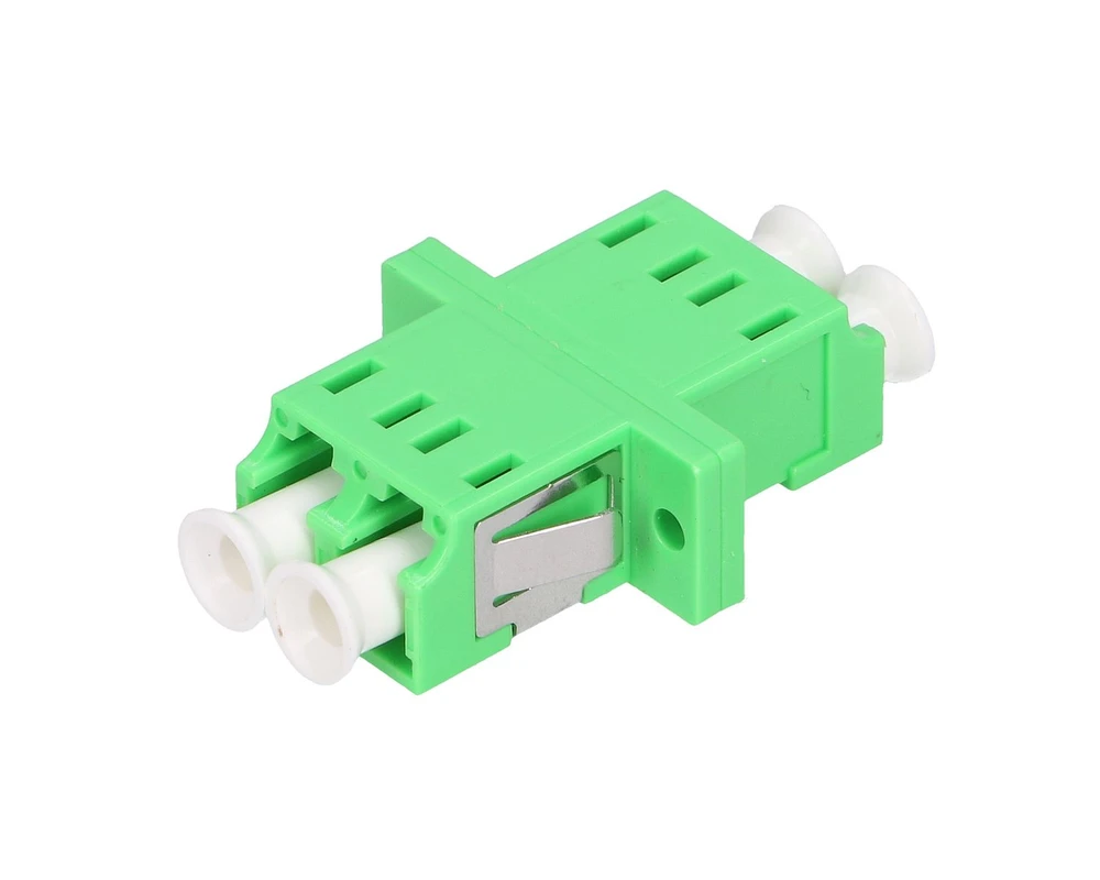 Dvigubas LC adapteris su apsauginiais dangteliais