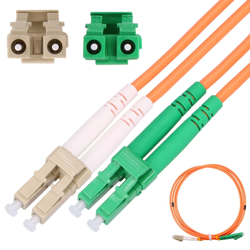 „Extralink“ jungiamasis laidas LC/UPC-LC/APC, daugiamodis, OM2, dvipusis, 3 mm, 2 m