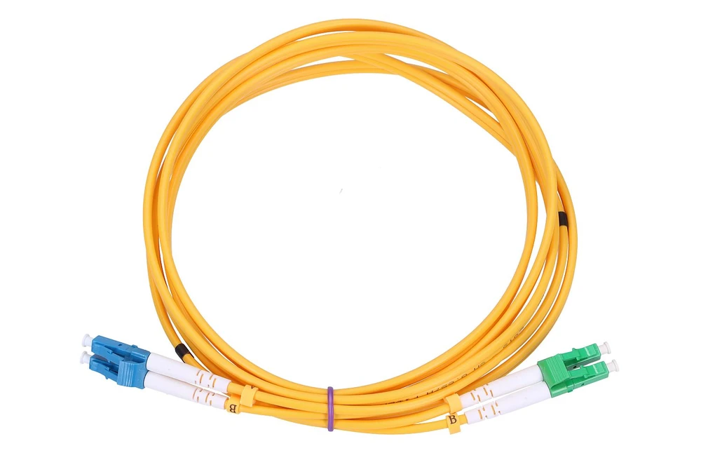 Extralink LC/UPC-LC/APC | Vieno langelio kabelis, dvipusis, 9/125 µm, G657A, 2 m