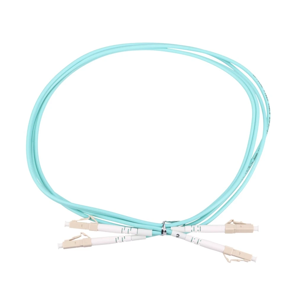 Extralink LC/UPC-LC/UPC | Daugiamodis, OM3, Dvipusis, 3 mm, 5 m