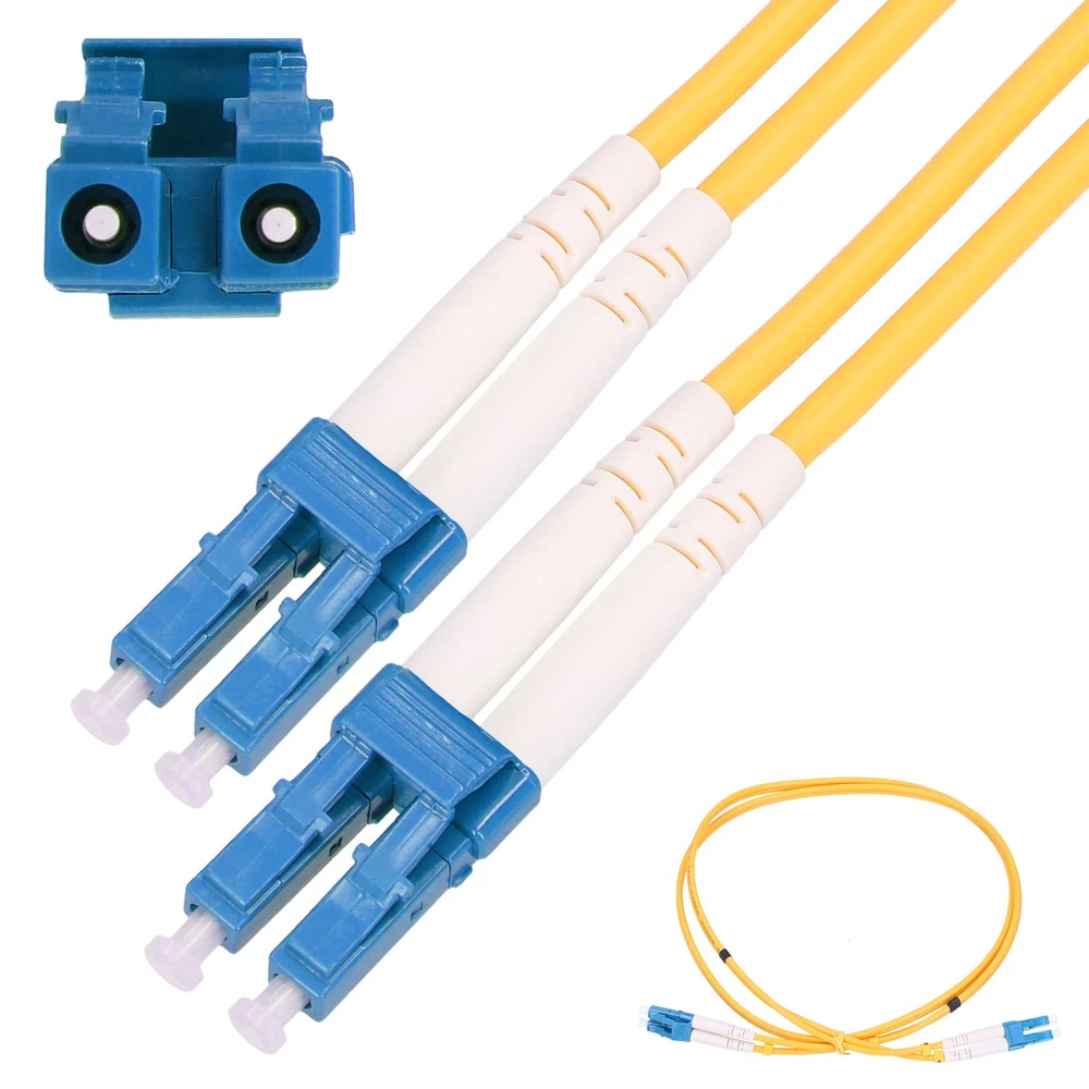 Extralink LC/UPC-LC/UPC | Jednomodowy, Duplex, G652D, PVC, 3mm, 1m