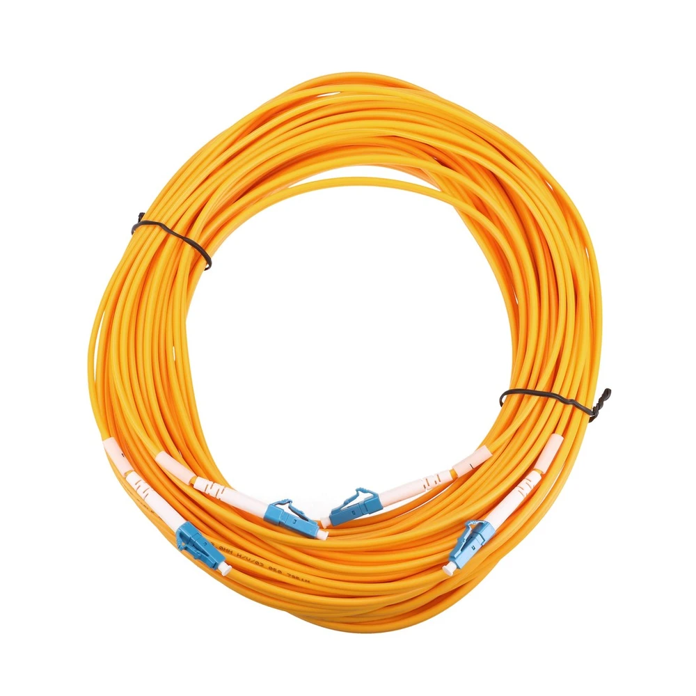 Extralink LC/UPC-LC/UPC | Jednomodowy, Duplex, G652D, 3mm, 0,5m